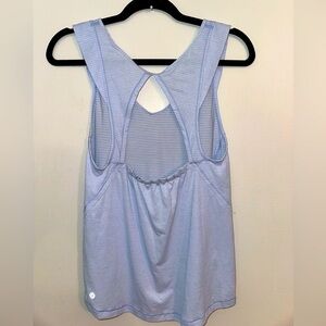 Lululemon Essential Tank Top Pleated Violet Blue In Size 4